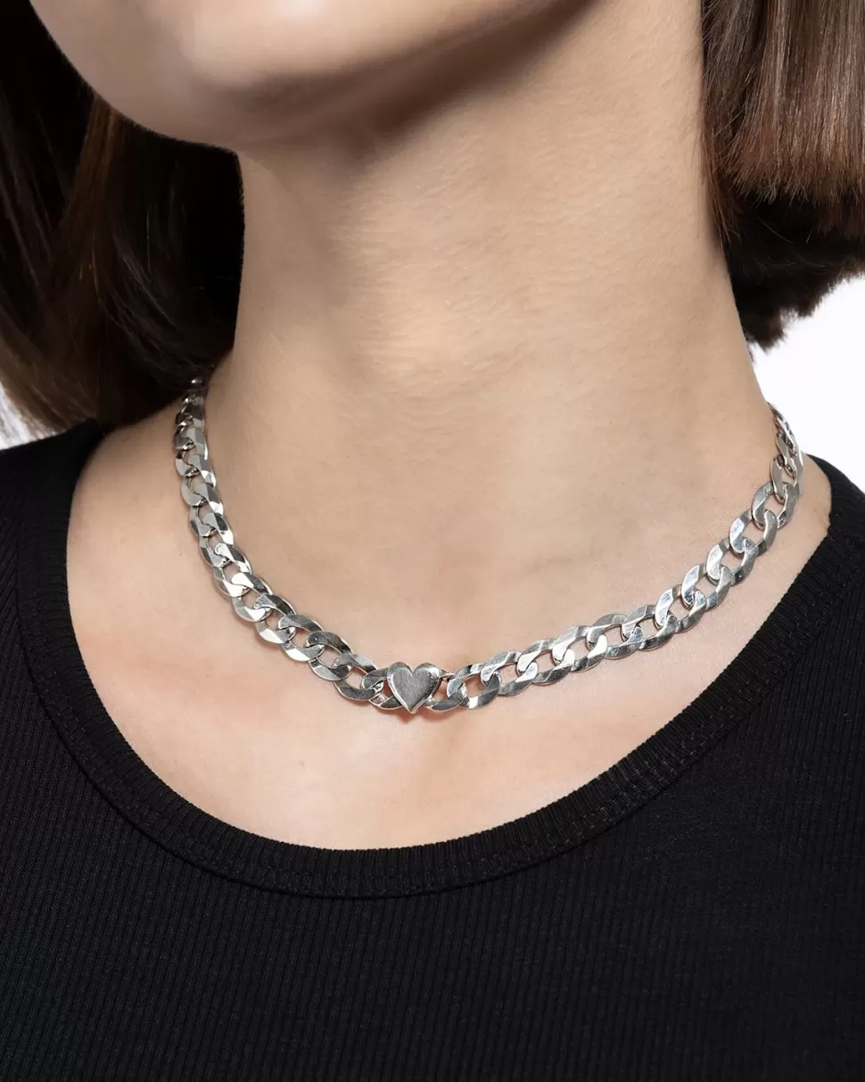 Shop Nove25 Choker Panzerkette Mit Herz