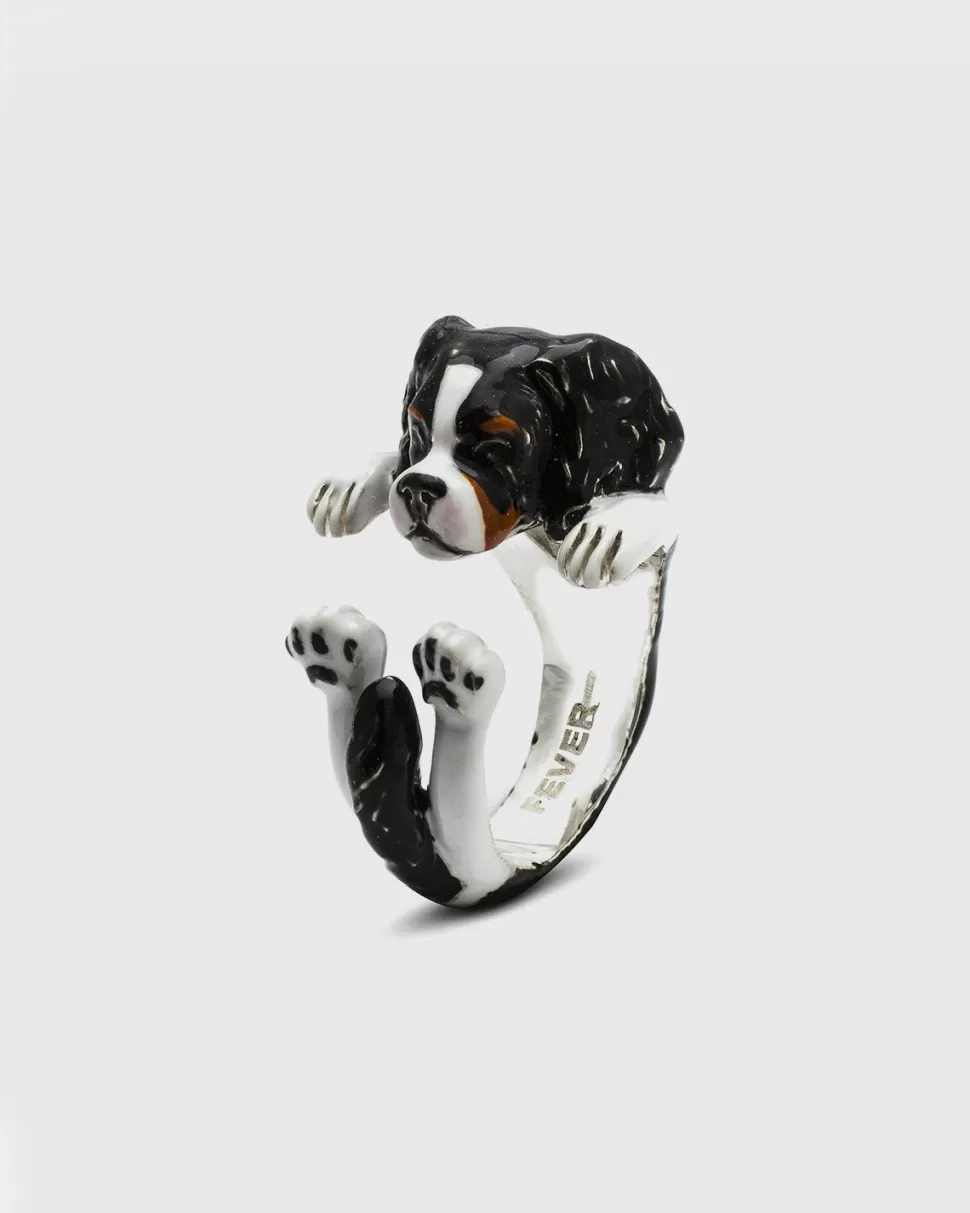 Cheap Nove25 Hug Ring Cavalier King Charles Spaniel / Emaille