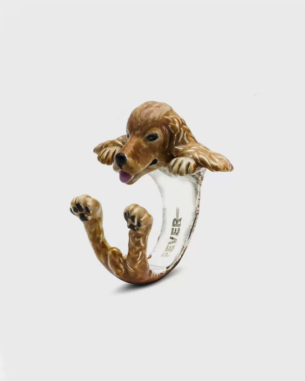 Fashion Nove25 Hug Ring Englischer Cocker Spaniel / Emaille