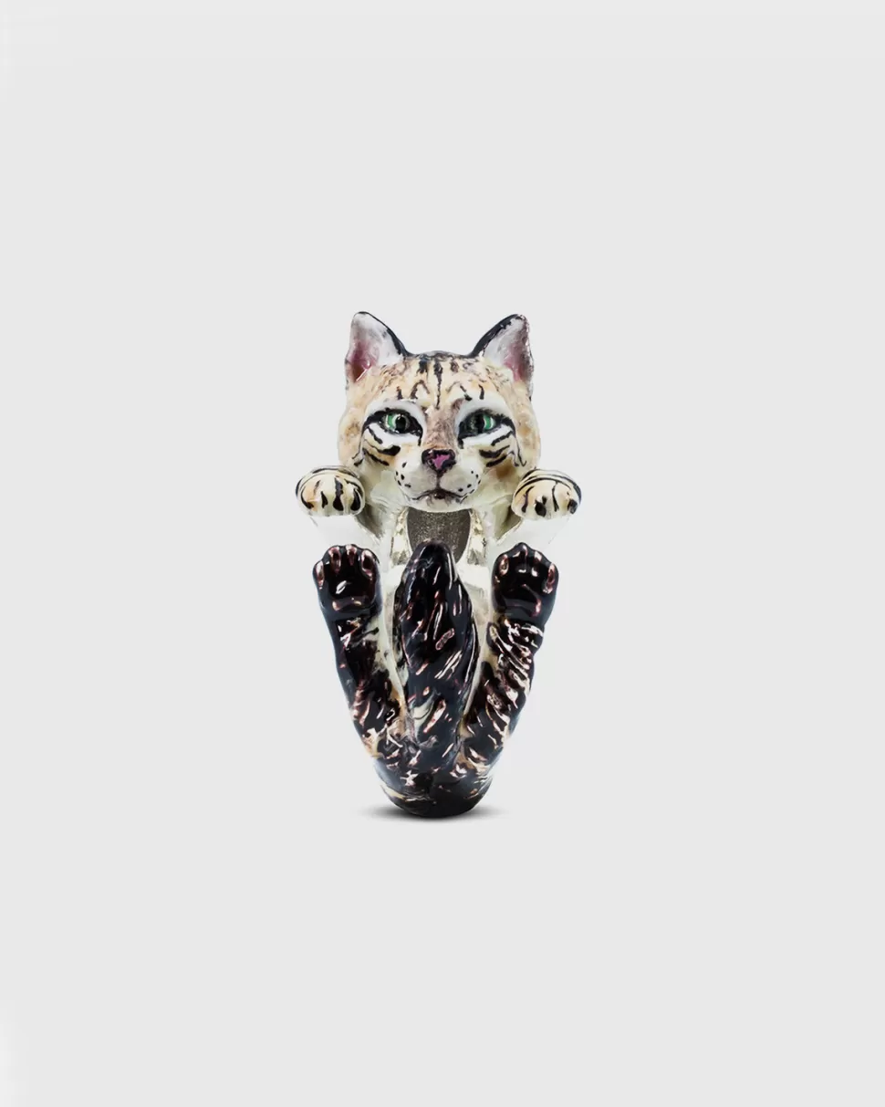 Flash Sale Nove25 Hug Ring Norwegische Waldkatze / Emaille