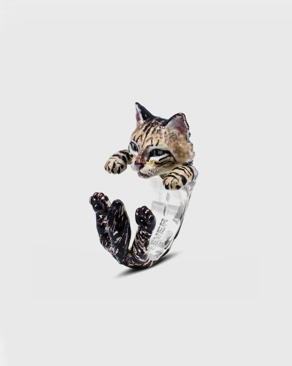 Flash Sale Nove25 Hug Ring Norwegische Waldkatze / Emaille