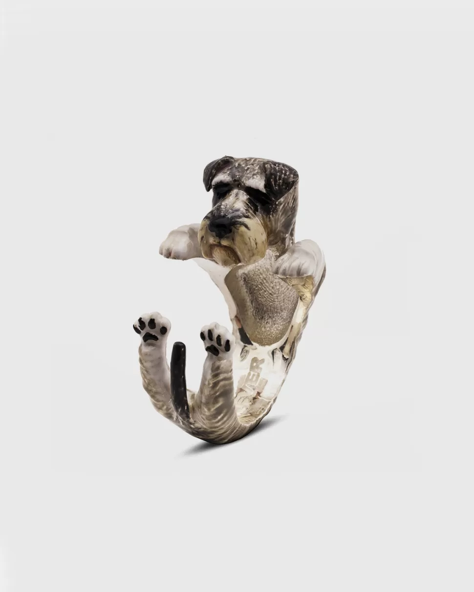 Hot Nove25 Hug Ring Schnauzer / Emaille