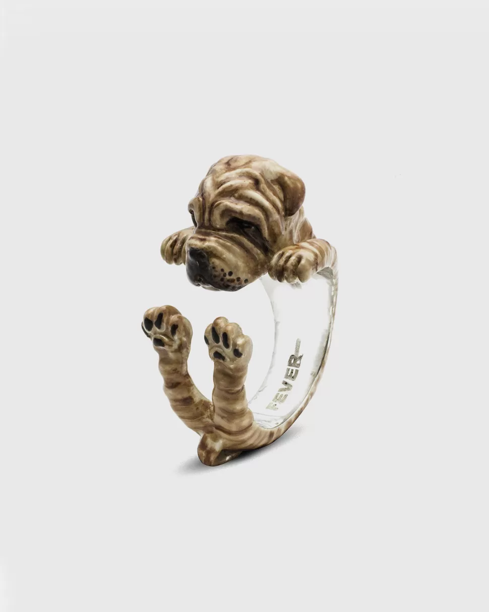 Flash Sale Nove25 Hug Ring Shar Pei / Emaille