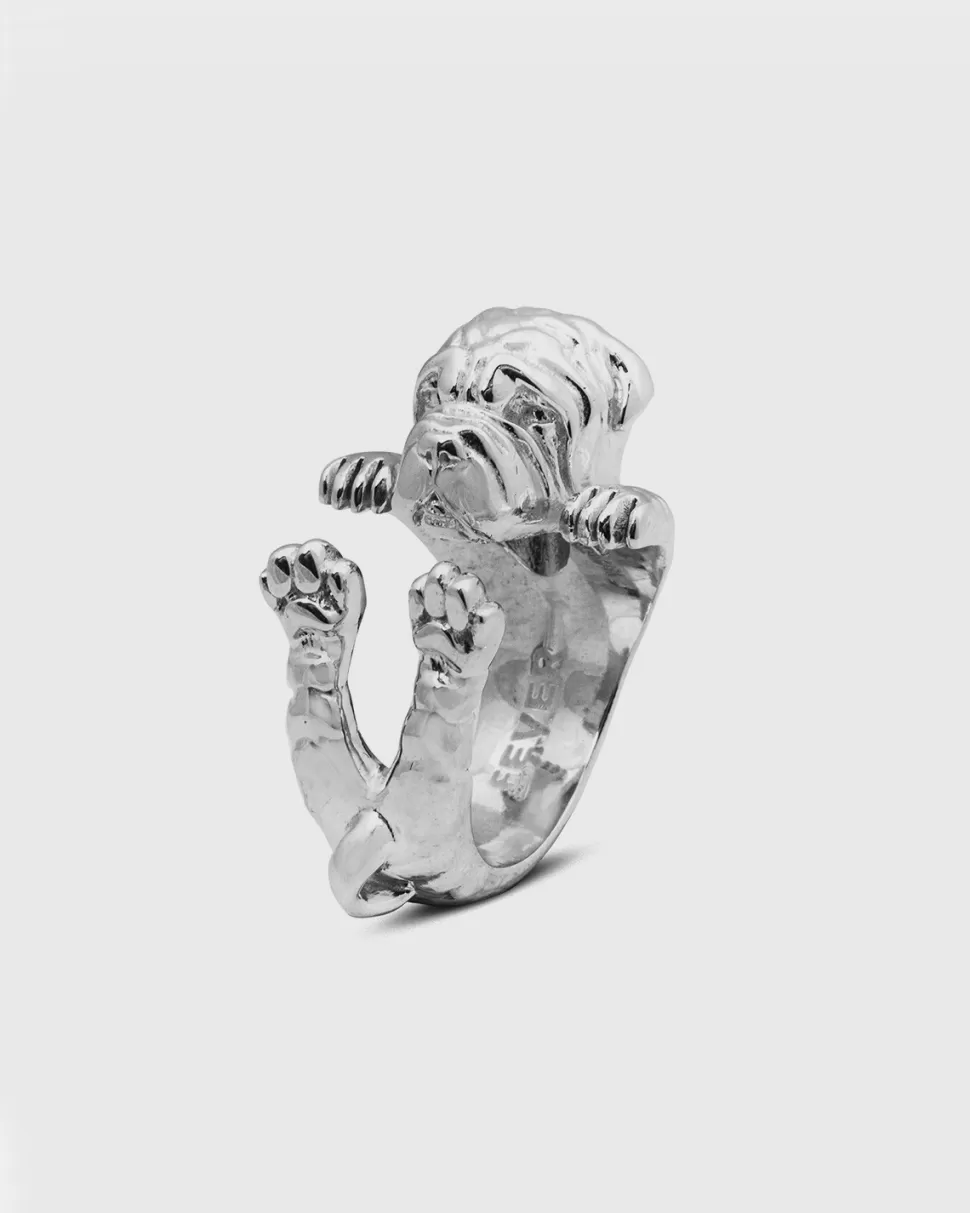 Online Nove25 Hug Ring Shar Pei / Silber Poliert