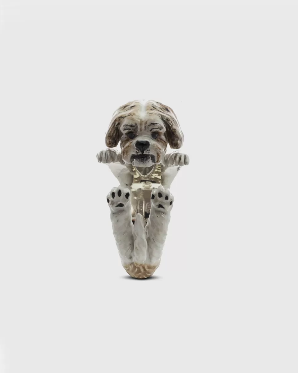 Flash Sale Nove25 Hug Ring Shih Tzu / Emaille