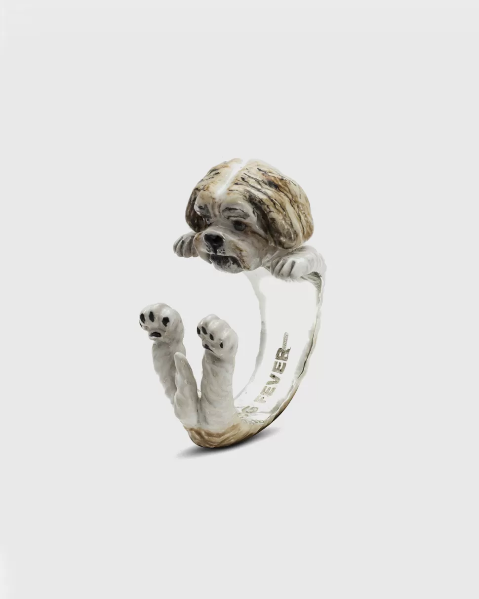 Flash Sale Nove25 Hug Ring Shih Tzu / Emaille