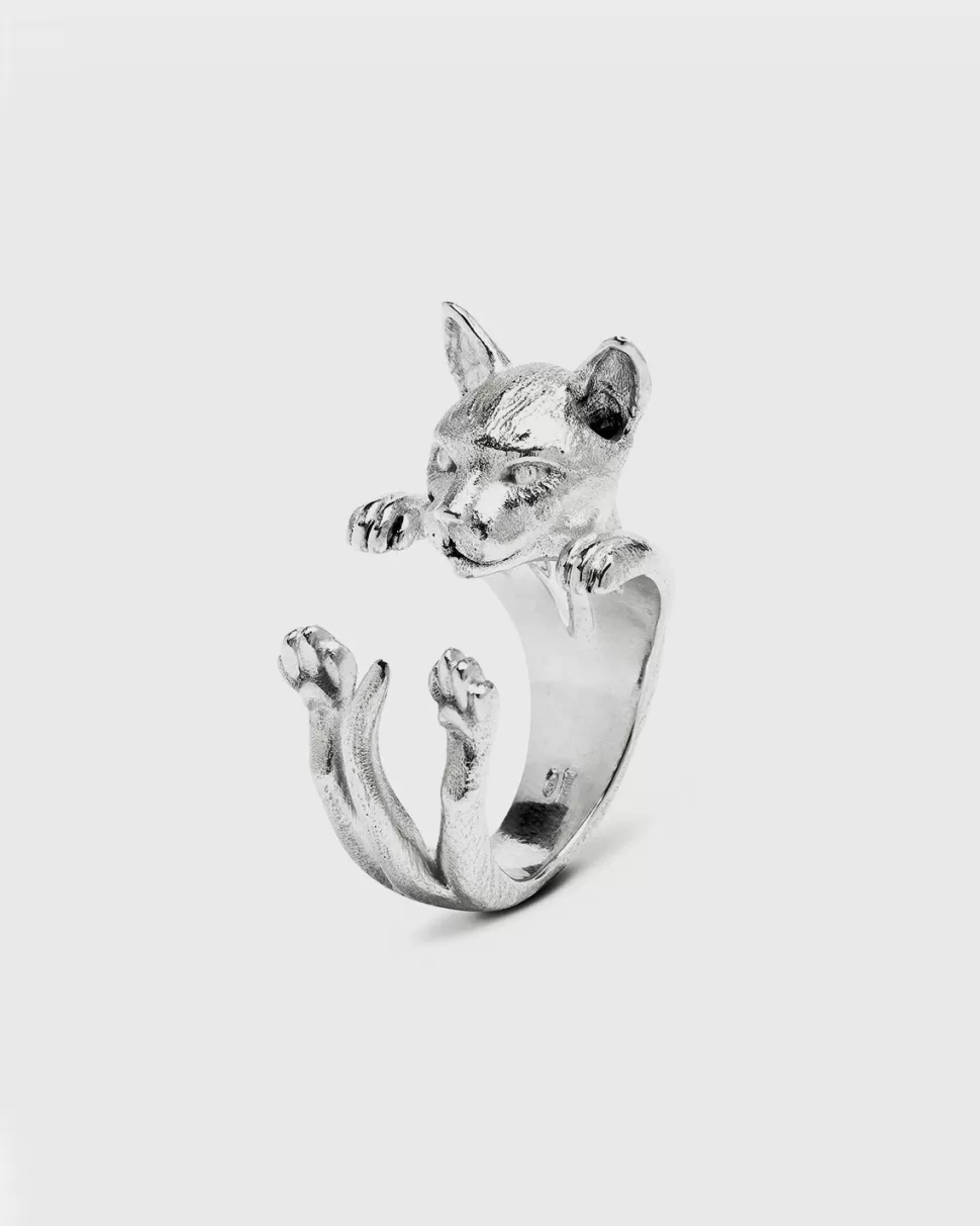 Best Sale Nove25 Hug Ring Siam / Silber Poliert