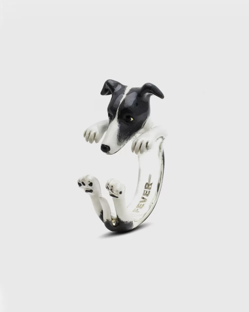 Clearance Nove25 Hug Ring Windhund / Emaille