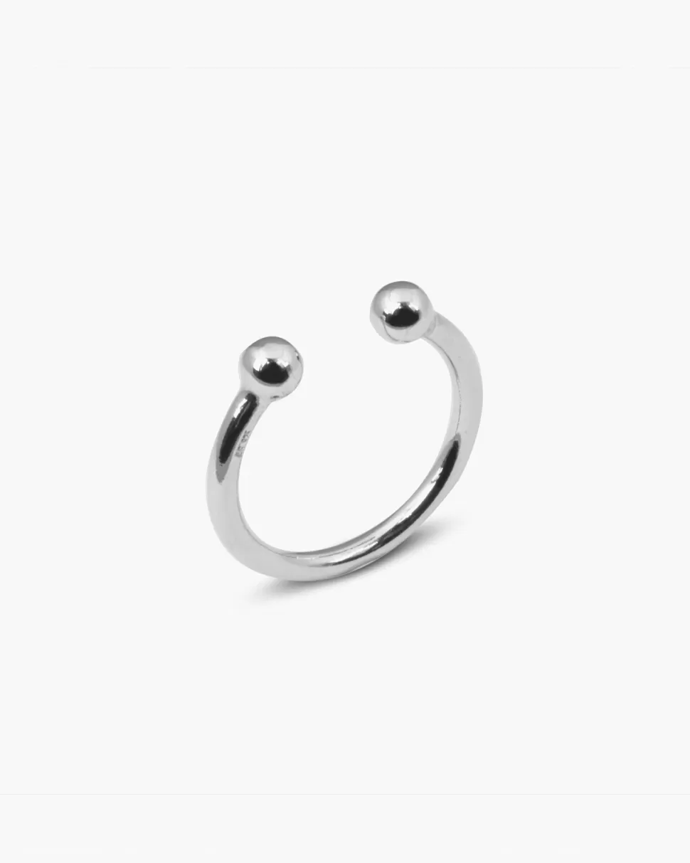 Cheap Nove25 Ring Piercing Kugeln Gros Silber