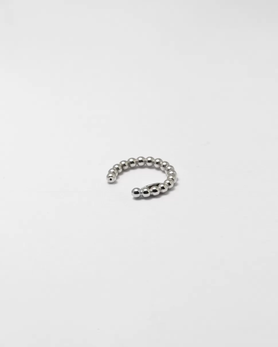 Clearance Nove25 Silver Bubbles Single Earcuff