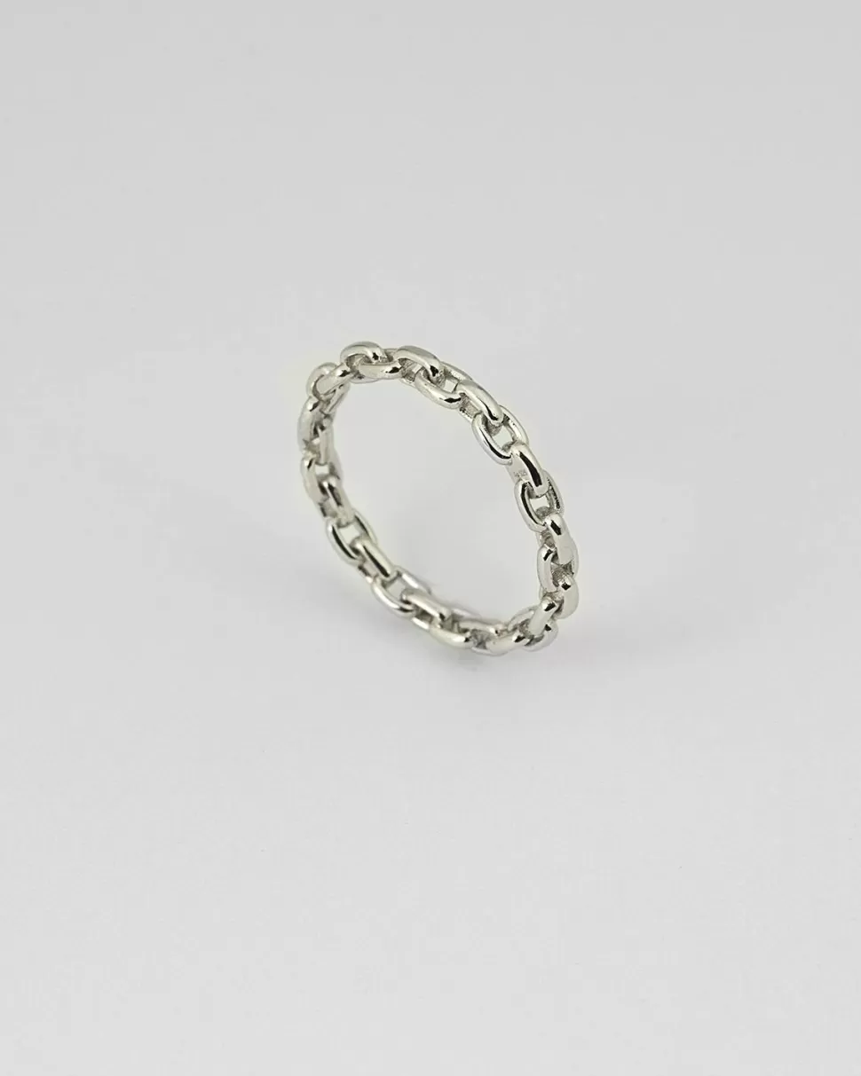 Shop Nove25 Verlobungsring Kette Silber